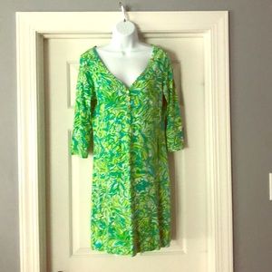 Lily Pulitzer Palmetto V-neck Dress Size Medium